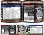 AuraShroom Mushroom Supplement Lions Mane Turkey Tail Cordyceps Reishi Shiitake Chaga Oyster Stress Relief Immune Support Nootropic Energy Portobello Mushrooms 60 Capsules By Clean Nutra