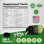 Bariatric Multivitamin - 45 mg Iron Supplements - Made in USA - for Women & Men - All-in-One, 21 Essential Vitamins - Gastric Sleeve Support - Free of Sugar, Gluten & Soy - 90 Capsules, Once Daily