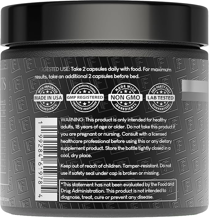 Formulation Factory Testosterone Supplement for Men - Self Obsessed Starter Vitality Complex with Shilajit, Tongkat Ali & Ashwagandha - Foundational Male Enhancement - 60 Capsules, 1 Month Supply