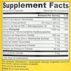 Jarrow Formulas BoneUp for Bone Density - Vitamin D3 and K2, Calcium Support, 360 Capsules, Promotes Skeletal Nutrition, Up to 60 Days Supply