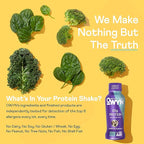 OWYN Only What You Need Plant Based Protein Shake, 20g Vegan Protein from Organic Pumpkin Seed, Flax, Pea Blend, Prebiotic Supplement, Superfood Greens, Gluten & Soy-Free (Cookies & Creamless)