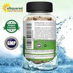 aSquared Nutrition Shilajit 1000mg - 120 Capsules - Pure Shilajit Extract Supplement and Powder Complex Pills - Natural Humic & Fulvic Acid & Trace Minerals - Alternative to Resin & Drops