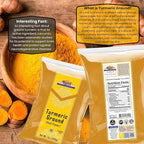 Rani Turmeric (Haldi) Root Powder Spice, (High Curcumin Content) 7oz (200g) ~ All Natural | 100% Pure, Salt Free | Vegan | Gluten Friendly | NON-GMO | Kosher | Indian Origin