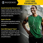 Nugenix Multivitamin for Men, Multivitamin and Testosterone Support - 19 Vitamins and Minerals, Supports Free Testosterone, Balance Cortisol, Promotes Nitric Oxide Production, Blood Flow - 60 Tablets