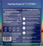 Relaxing Drink Mix | Raspberry-Lemonade Flavor | Magnesium & KSM-66 Ashwagandha Supplement | Supports Relaxation | 30 Single-Serve Packets