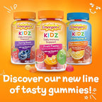 Emergen-C Kidz Daily Immune Support Dietary Supplements,Flavored Gummies with Vitamin C and B Vitamins,Fruit Fiesta Flavored Gummies -,44 Count (Pack of 2)