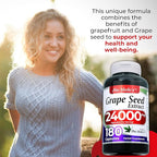 FITO MEDIC'S Lab | Grape Seed Extract | Grape Seed | 180 Capsules |Ultra high Absorption.