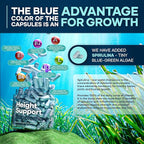Height & Bone Support Supplement - Premium Height Growth Supplement for Kids & Teens with Calcium - Nutritional Support Bone Health Formula - Height Increase Essential Vitamins - 120 Caps