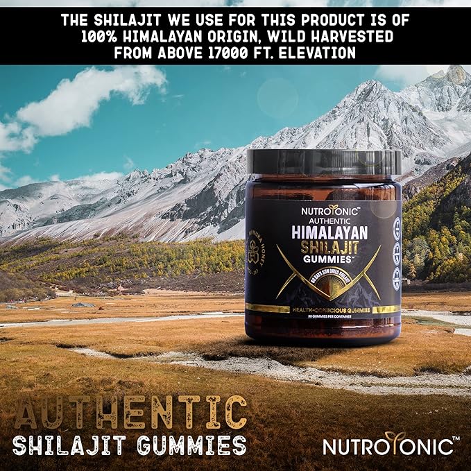 Organic SHILAJIT Gummies by NutroTonic | Shilajit for Men & Women | Cane Sugar Free, Sweetened by Organic Manuka Honey | Clean Formula | Natural Fulvic & Humic Acid | 30 Healthy Gummies (6)