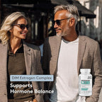 Youth & Tonic DIM Estrogen Complex – Estrogen Metabolism Support, Non-Hormonal Plant-Derived Formula with Broccoli Extract, Calcium D-Glucarate & BioPerine®, 30 Capsules