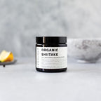 Erbology Organic Shiitake Mushroom Powder 50 Servings - 11% Beta-glucans - Immunity and Energy - Lentinula edodes - Small Batch - Sustainably Grown in Europe - Vegan - Non-GMO - No Added Fillers