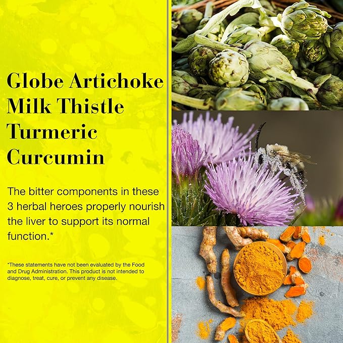 New Nordic Active Liver Gummies, Milk Thistle, Artichoke & Turmeric Supplement, Natural Peach & Mango Flavor, Sugar Free & Vegan, 60 Count (Pack of 3)