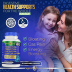 Probiotics + Prebiotics Postbiotics Digestive Enzymes = 4 in 1 Formula Supplement for Better Digestion Health Women, Men and Gut, 2-Pack, 120 Count