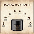 Shilajit Himalayan Resin - Gold Grade 100% Pure Shilajit with Fulvic Acid & 85+ Trace Minerals Complex for Energy & Immune Support - 50g