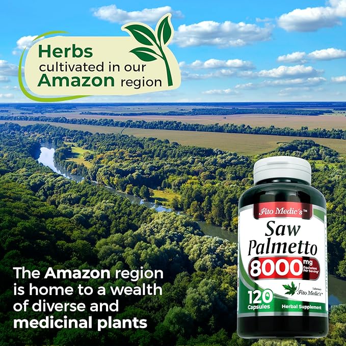 FITO MEDIC'S Saw Palmetto | Saw Palmetto Capsules | 120 Capsules | Concentrated Extract | Highly Absorbable Herbal Supplement