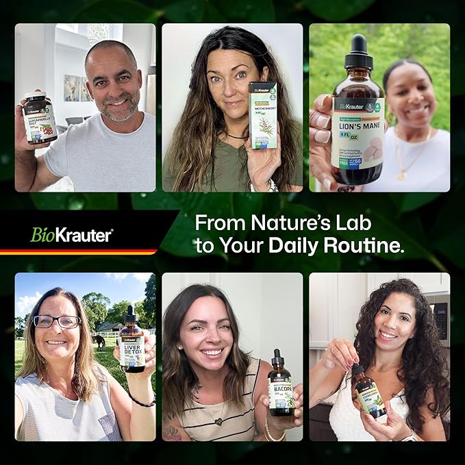 BIO KRAUTER® Milk Thistle Supplement - Liquid Pure Vegan Milk Thistle Extract 680 mg per Serving 4 Fl.Oz 56 Days of Supply - Liver Cleanse & Detox, Сontains Silymarin - Alcohol & Sugar Free
