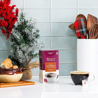 Teeccino Gingerbread Chicory Coffee Alternative - Holiday Dessert Beverage That’s Prebiotic, Caffeine-Free & Acid Free, Medium Roast, 25 Tea Bags