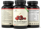 Uric Acid Support Formula | Advanced Uric Acid Cleanse & Kidney Support Supplement - Includes Tart Cherry Concentrate, Celery Seed Extract + 12 More High Potency Ingredients, 60 Veggie Capsules