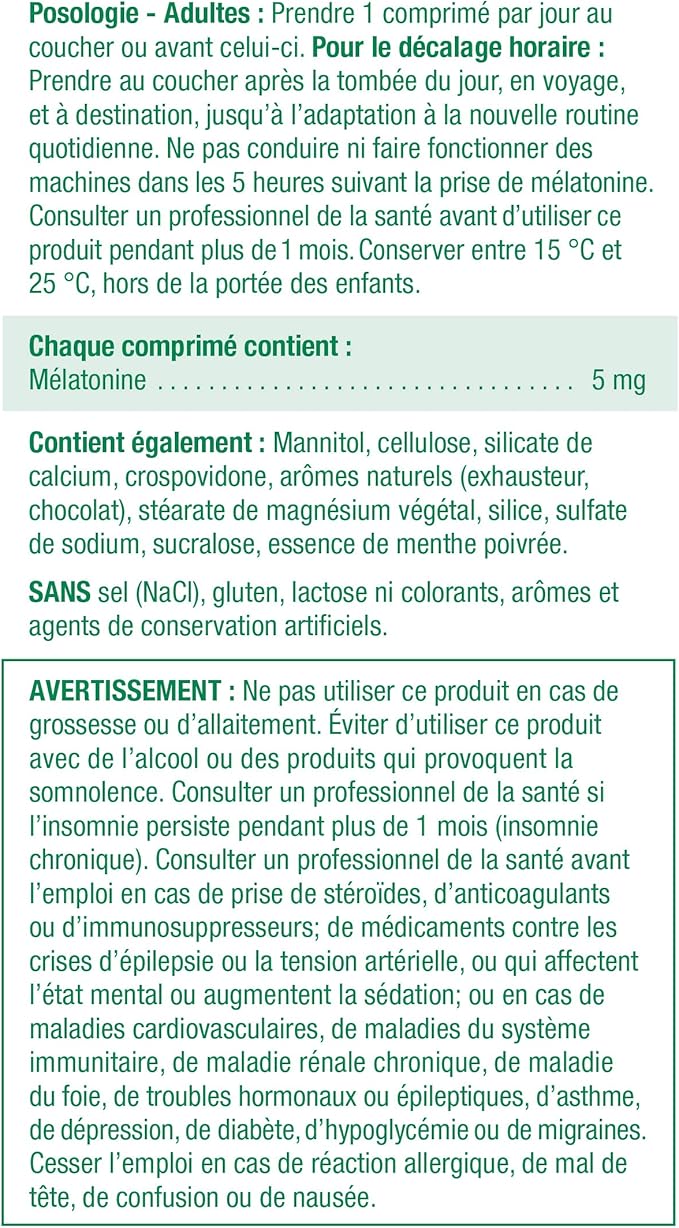 Jamieson Melatonin 5mg Fast Dissolving Tablets 100 Count
