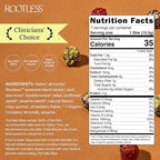 Rootless Seaweed Daily Bites – Double Strawberry & Coconut Chai – 2 Week Supply for Hormone & Thyroid Health | 100% Daily Iodine, Whole Food Ingredients – 2 Pack