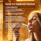 X12 Ormus Monoatomic Gold - Liquid Trace Mineral Blend with 24K Gold – Made by Real Alchemists - Dead Sea & Himalayan Salt - 4 fl oz