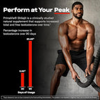 Prime Labs Prime Test Pro - Testosterone Supplement for Men - Test, Vitality, & Energy Booster - with Ashwagandha, PrimaVie Shilajit Extract, & DIM - 120 Capsules
