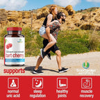 Super Strength CherryPURE Tart Cherry Supplement – 50:1 Concentrate Grown in The USA - Made with Non GMO Montmorency Cherries – by SolaGarden Naturals. 60 Non GMO Veggie Capsules.