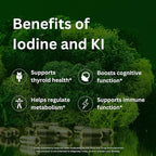 "Rebirth by NYOUTROPICS - Nootropic Iodine Supplement (180 Vegan Capsules), Provides Brain Support and Thyroid Support for Women and Men, Non-Accumulating Positive Monovalent Iodine Form"