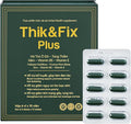 Thik&Fix Plus Natural Hair Nutrition Supplement for Men & Women with Saw Palmetto Oil, Vitamin B5 & E, Zinc, Biotin, Nourishes Scalp & Support Hair Growth for a Thicker, Fuller Look, 60 Softgels