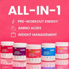 RSP Nutrition AminoLean Pre Workout Powder, Amino Energy & Weight Management with Vegan BCAA Amino Acids, Natural Caffeine, Preworkout Boost for Men & Women, 30 Serv