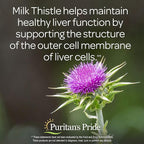 Puritan's Pride Milk Thistle Liver Complex, Supports Healthy Liver Function, 90 Count, White