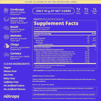 Grüns Nutrops Lions Mane Mushroom Gummies for Adults, Functional Nootropics, Herbal Brain Supplement for Energy, Brain Health, Cognitive, Memory & Focus, Reishi, Chaga, Cordyceps, Coriolus, 28 Count