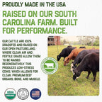 Grassfat Farm - USDA Certified Organic 100% Grassfed Beef Organ Supplements - Whole Cow with Nothing Added - Beef Liver, Kidney, Lungs, Heart, Bone & Muscle - NO Uterus or Fallopian - 30-Day Supply