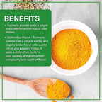 Organic Turmeric Powder 1 Pound Jar by Jiva Organics - 100% Raw with Curcumin - Lab Tested & Reports Available - Raw from India