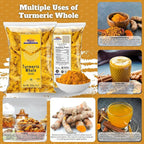 Rani Turmeric (Haldi) Root Whole Spice, Dried 7oz (200g) ~ All Natural | 100% Pure | Vegan | Gluten Friendly | NON-GMO | Kosher | Indian Origin
