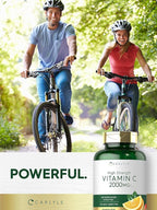 Carlyle Vitamin C 2000mg | with Rose Hips | 150 Caplets | Vegetarian, Non-GMO, Gluten Free Supplement