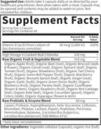Garden of Life Vitamin D, Vitamin Code Raw D3, Vitamin D 2,000 IU, Raw Whole Food D3 Supplements with Chlorella, Fruit, Veggies & Probiotics for Bone & Immune Health, 60 Vegetarian Capsules