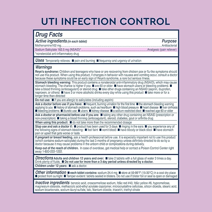 Uqora UTI Emergency Kit & Flush (Pink Lemonade, 10 Packets) Bundle - Support Urinary Tract* with D-Mannose, Vitamin C & More - With 2 Test Strips, 12 Pain Relief Tablets & 12 Infection Control Tablets