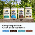 Garden of Life Protein Powder, Vegan Protein Powder, BCAA, Probiotics & Digestive Enzymes, Gluten & Lactose Free, Vanilla, 23.28 Ounce