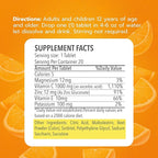 Vitamin C Effervescent Tablets 1000mg with Magnesium Zinc Vitamin E & Potassium Vitamina C Efervescente 60 Tables 3 Pack Vitamina C