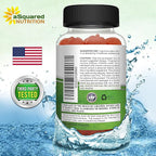 aSquared Nutrition Apple Cider Vinegar Gummies - 1500mg Per Serving - with The Mother - 90 ACV Gummies w/Vitamin B6 & B12, Folic Acid - Vegan Gummy Supplement Alternative to Capsules Pills (Pack of 2)
