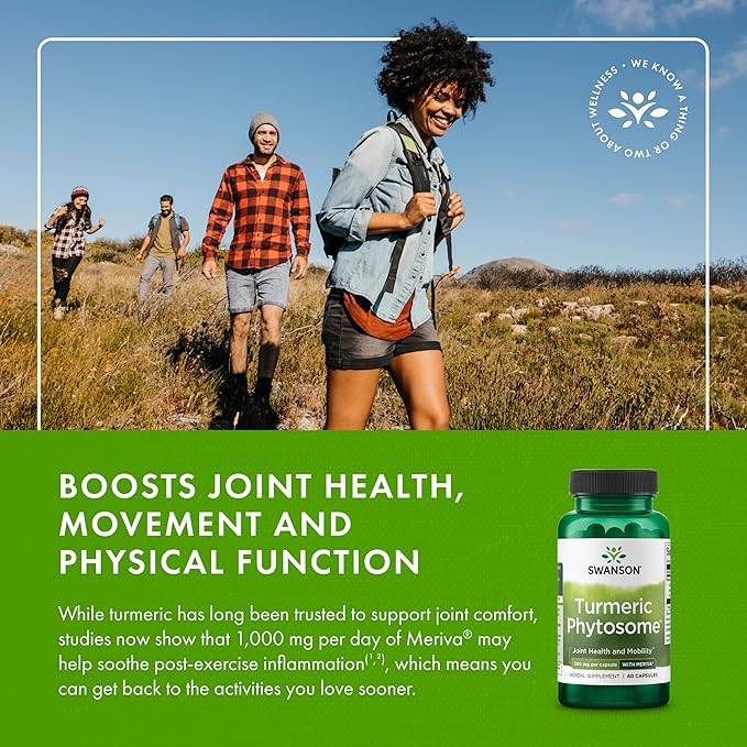 Swanson Turmeric Phytosome with Meriva 500 Milligrams 60 Capsules