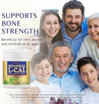 Mineral L-Cal Calcium with Vitamin D3, 4 Month Supply, Water Soluble Ball Format with Magnesium & Minerals, Fast Absorbing Calcium Magnesium D3 Supplement, 1,300 Balls per Bottle, 130g Each, Pack of 2