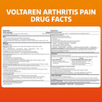 Voltaren Arthritis Pain Gel for Powerful Topical Arthritis Pain Relief with Diclofenac - NEW Easy Open Cap - 100 g x 2
