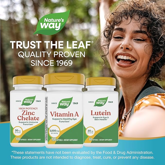 Nature's Way Vitamin A,High Potency,Supports Healthy Eye Function*,3,000 mcg per Serving,100 Softgels (Packaging May Vary),(Pack of 2)