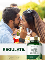 Carlyle Aloe Vera Softgel Capsules | 300 Count | Aloe Vera Gel Supplement | Non-GMO, Gluten Free
