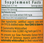 Herb Pharm Saw Palmetto Berry Liquid Extract for Prostate Support - 1 Ounce (DSAW01)