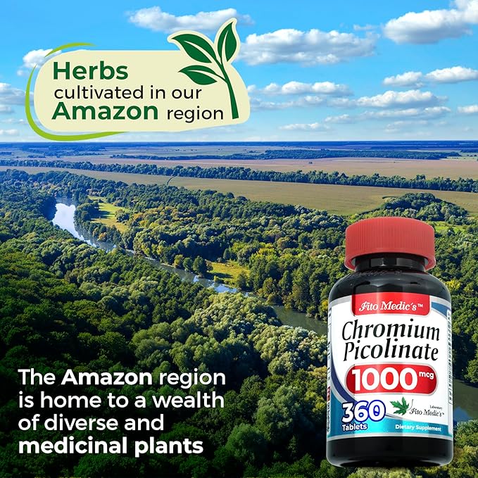 FITO Medic’S Lab Chromium Picolinate Supplement, 360 Tablets, Trace Mineral Formula