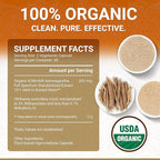 True Veda USDA Organic KSM-66 Ashwagandha Supplements | Organic Ashwagandha for Women & Men | High Strength KSM 66 Capsules | Premium Aswagandha | Ashwaganda Root Extract | 60 Capsules