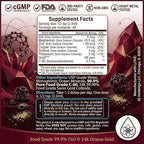 Atomic ORMUS Fusions C60 Monoatomic Gold – 4oz Liquid, 99.9% Pure C60 Carbon 60 + 24k Gold ORMUS, Solvent Free, Energy & Longevity Supplement